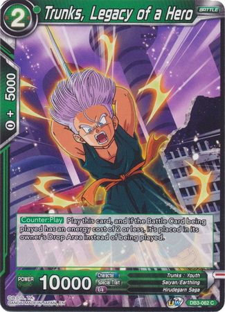 Trunks, Legacy of a Hero (DB3-062) [Giant Force] | Tables and Towers