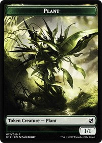 Plant // Morph Double-Sided Token [Commander 2019 Tokens] | Tables and Towers