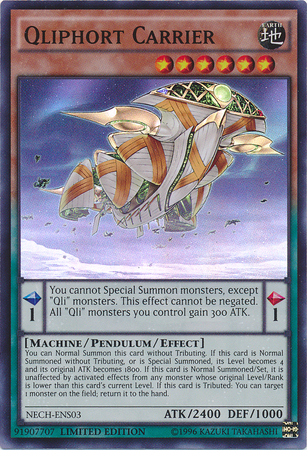 Qliphort Carrier (SE) [NECH-ENS03] Super Rare | Tables and Towers