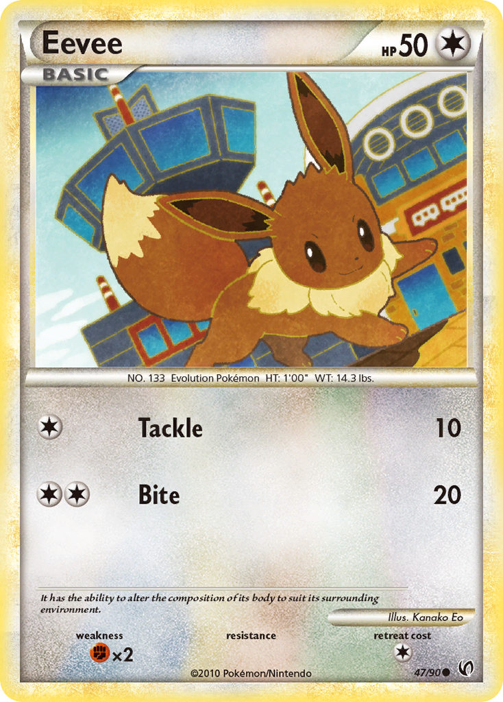 Eevee (47/90) [HeartGold & SoulSilver: Undaunted] | Tables and Towers