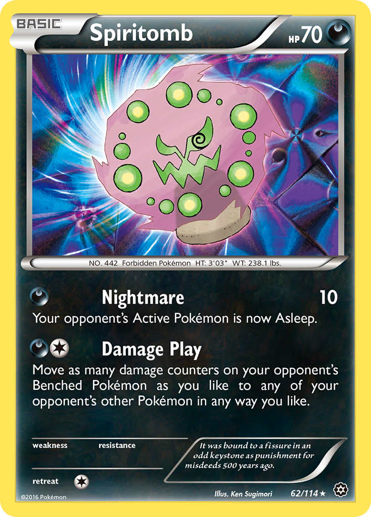 Spiritomb (62/114) [XY: Steam Siege] | Tables and Towers