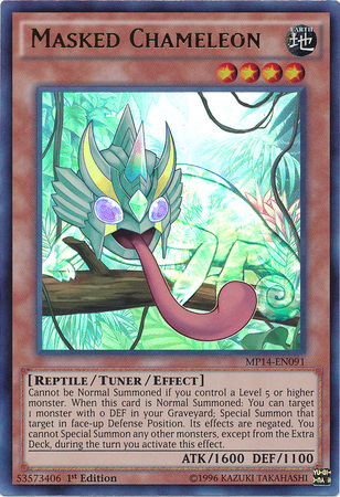 Masked Chameleon [MP14-EN091] Ultra Rare | Tables and Towers