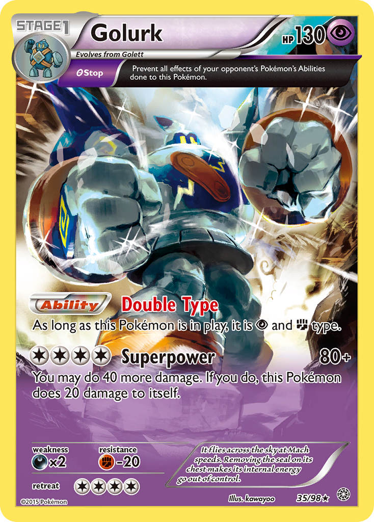 Golurk (35/98) [XY: Ancient Origins] | Tables and Towers