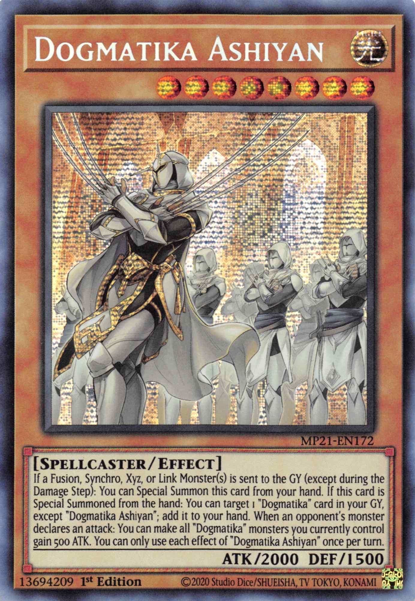 Dogmatika Ashiyan [MP21-EN172] Prismatic Secret Rare | Tables and Towers