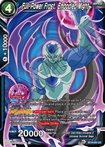 Full-Power Frost, Embodied Might (BT15-051) [Saiyan Showdown] | Tables and Towers