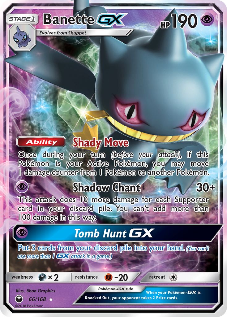 Banette GX (66/168) [Sun & Moon: Celestial Storm] | Tables and Towers