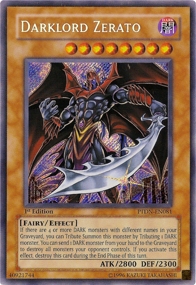 Darklord Zerato [PTDN-EN081] Secret Rare | Tables and Towers