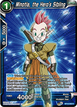 Minotia, the Hero's Sibling (BT14-053) [Cross Spirits] | Tables and Towers