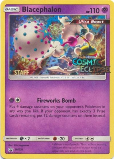 Blacephalon (SM221) (Staff Prerelease Promo) [Sun & Moon: Black Star Promos] | Tables and Towers