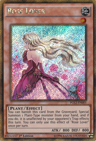 Rose Lover [PGL2-EN003] Gold Secret Rare | Tables and Towers