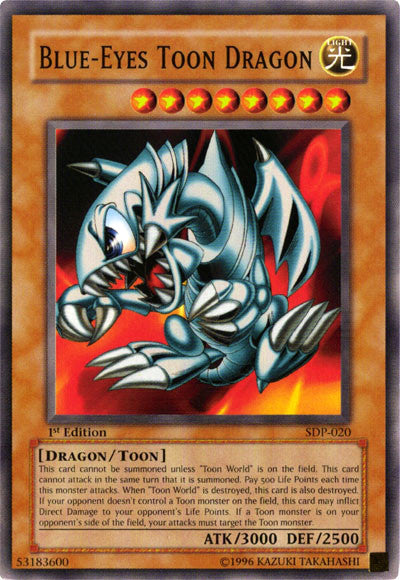 Blue-Eyes Toon Dragon [SDP-020] Common | Tables and Towers