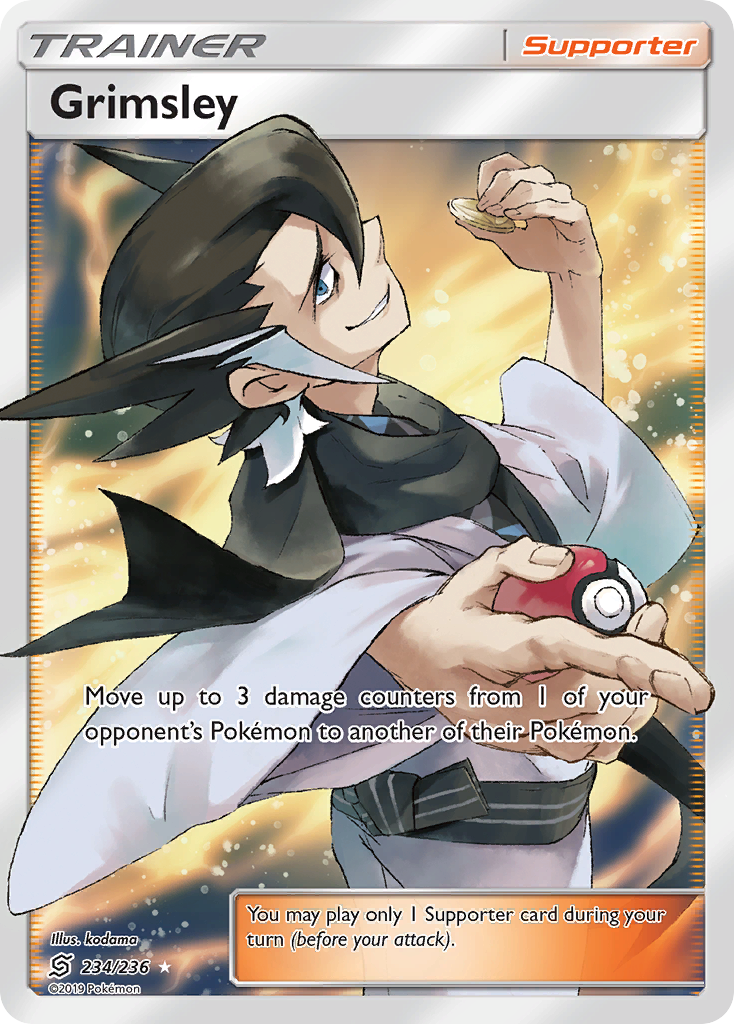 Grimsley (234/236) [Sun & Moon: Unified Minds] | Tables and Towers