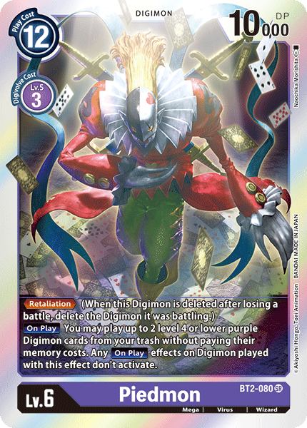 Piedmon [BT2-080] [Release Special Booster Ver.1.0] | Tables and Towers