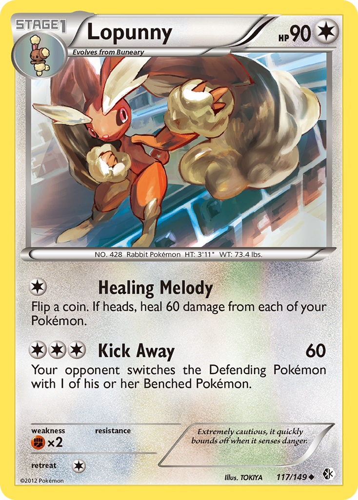 Lopunny (117/149) [Black & White: Boundaries Crossed] | Tables and Towers