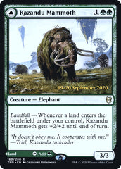 Kazandu Mammoth // Kazandu Valley [Zendikar Rising Prerelease Promos] | Tables and Towers