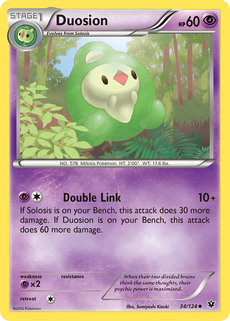 Duosion (34/124) [XY: Fates Collide] | Tables and Towers