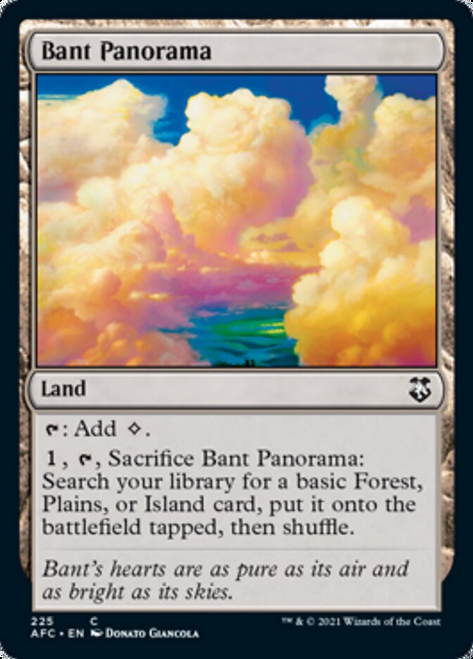 Bant Panorama [Dungeons & Dragons: Adventures in the Forgotten Realms Commander] | Tables and Towers