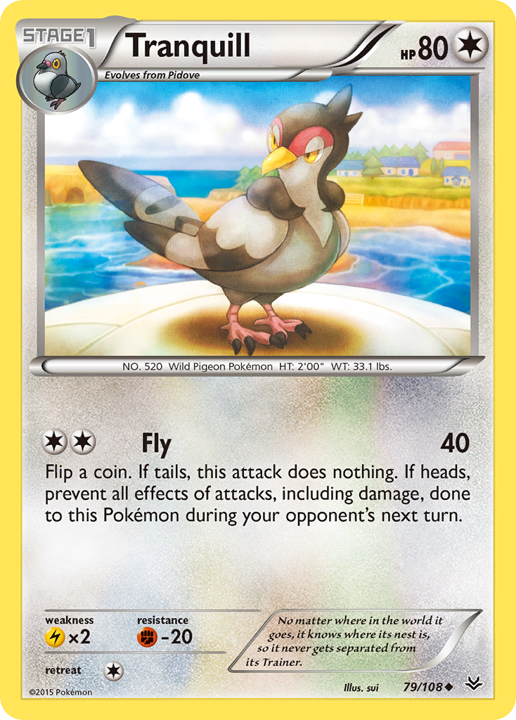 Tranquill (79/108) [XY: Roaring Skies] | Tables and Towers