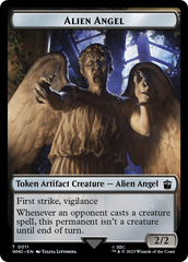 Alien Angel // Cyberman Double-Sided Token [Doctor Who Tokens] | Tables and Towers