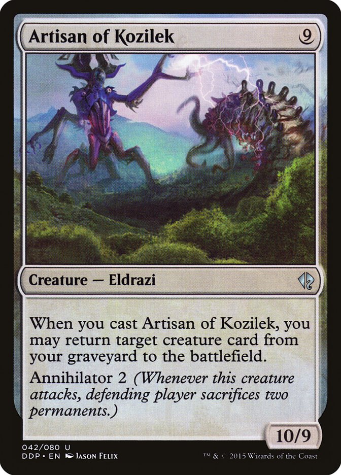 Artisan of Kozilek [Duel Decks: Zendikar vs. Eldrazi] | Tables and Towers