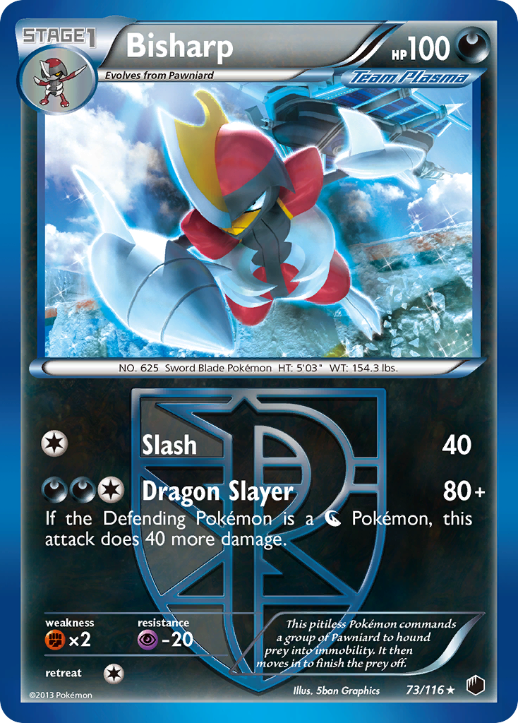 Bisharp (73/116) [Black & White: Plasma Freeze] | Tables and Towers