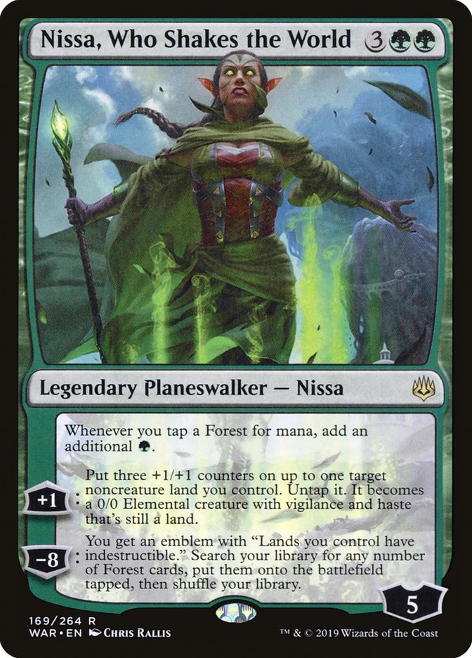 Nissa, Who Shakes the World [War of the Spark] | Tables and Towers