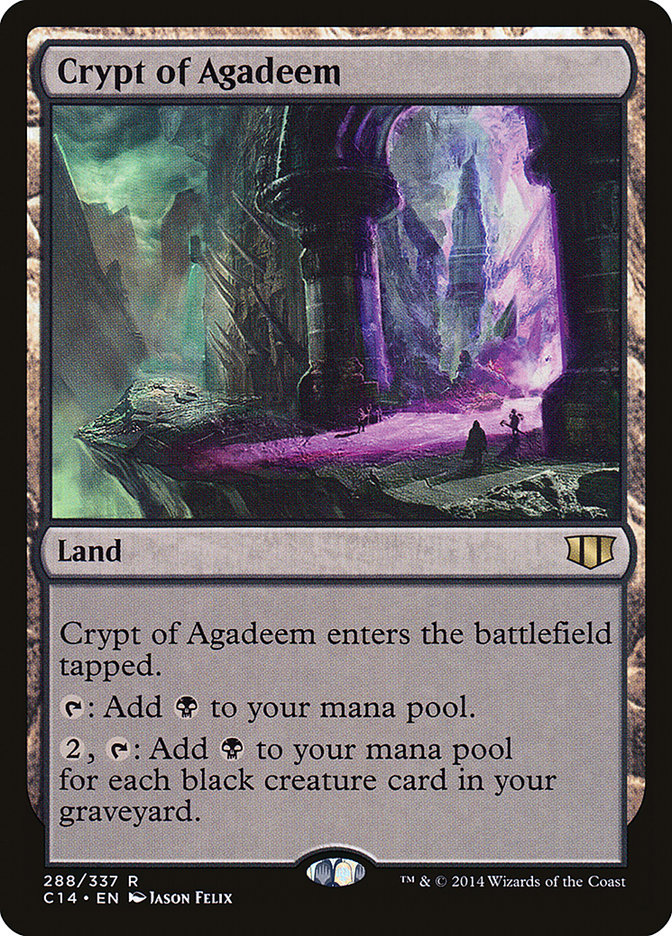 Crypt of Agadeem [Commander 2014] | Tables and Towers