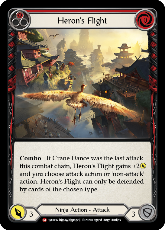 Heron's Flight [CRU056] (Crucible of War)  1st Edition Normal | Tables and Towers