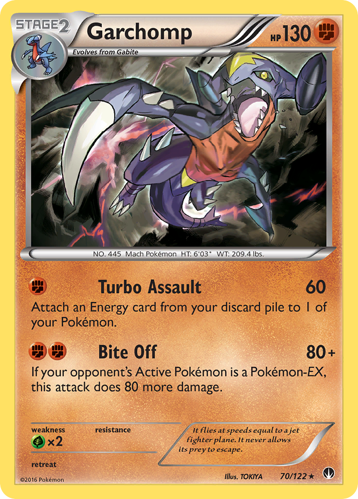 Garchomp (70/122) [XY: BREAKpoint] | Tables and Towers