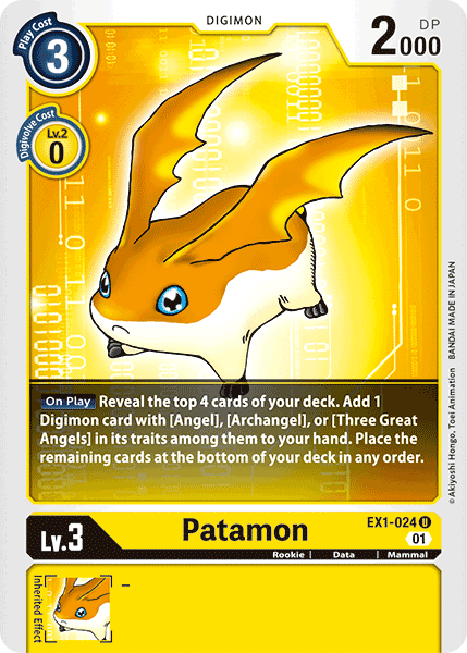 Patamon [EX1-024] [Classic Collection] | Tables and Towers