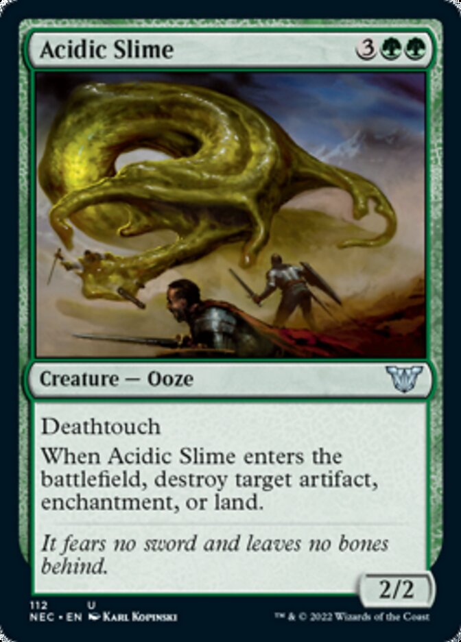 Acidic Slime [Kamigawa: Neon Dynasty Commander] | Tables and Towers