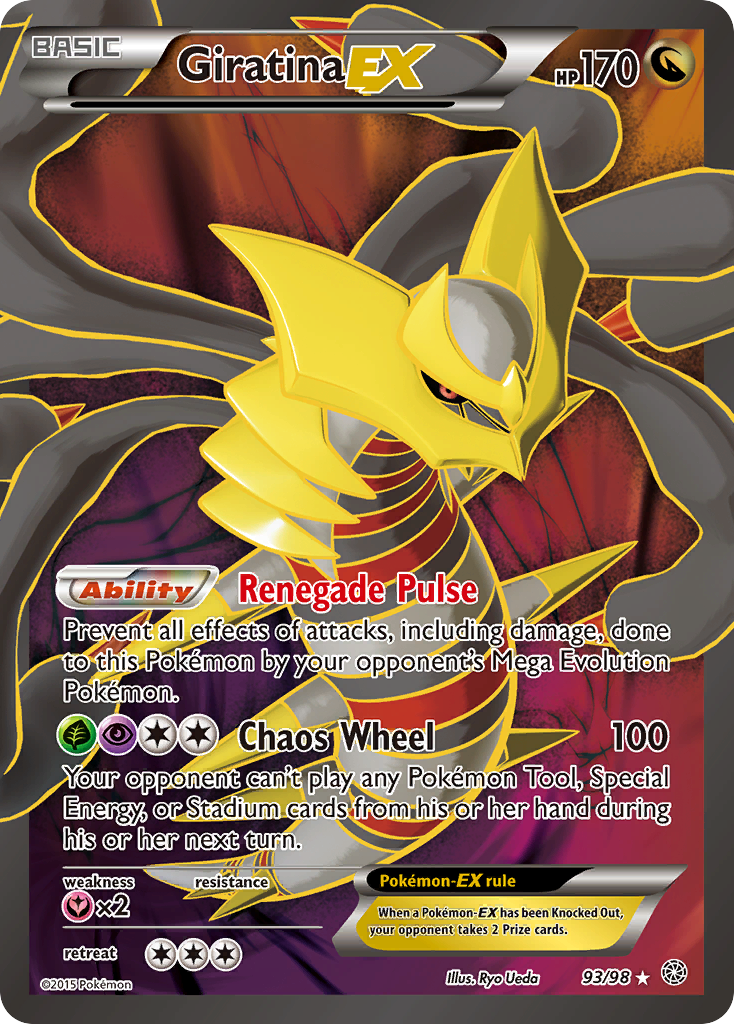 Giratina EX (93/98) [XY: Ancient Origins] | Tables and Towers