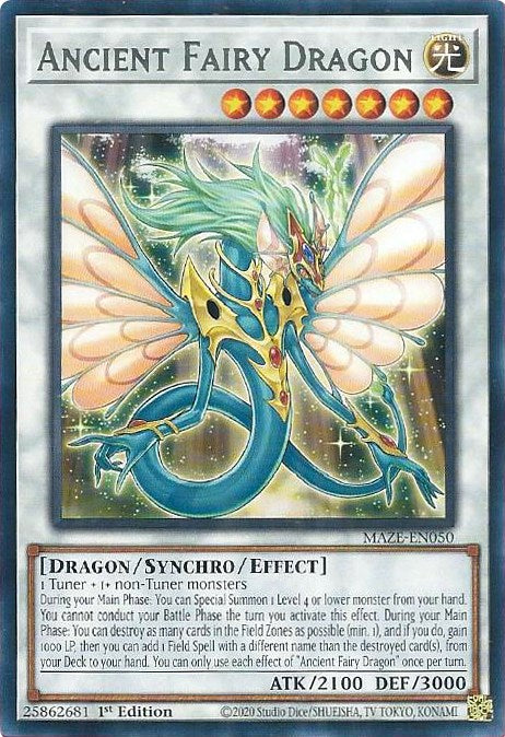 Ancient Fairy Dragon [MAZE-EN050] Rare | Tables and Towers