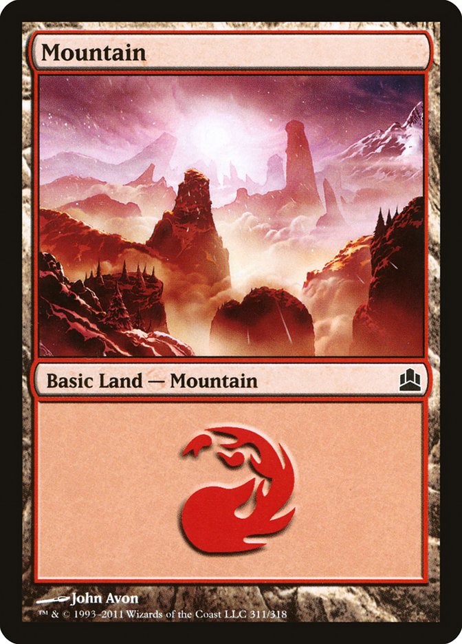 Mountain (311) [Commander 2011] | Tables and Towers