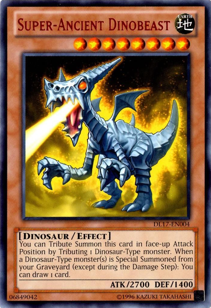 Super-Ancient Dinobeast (Red) [DL17-EN004] Rare | Tables and Towers