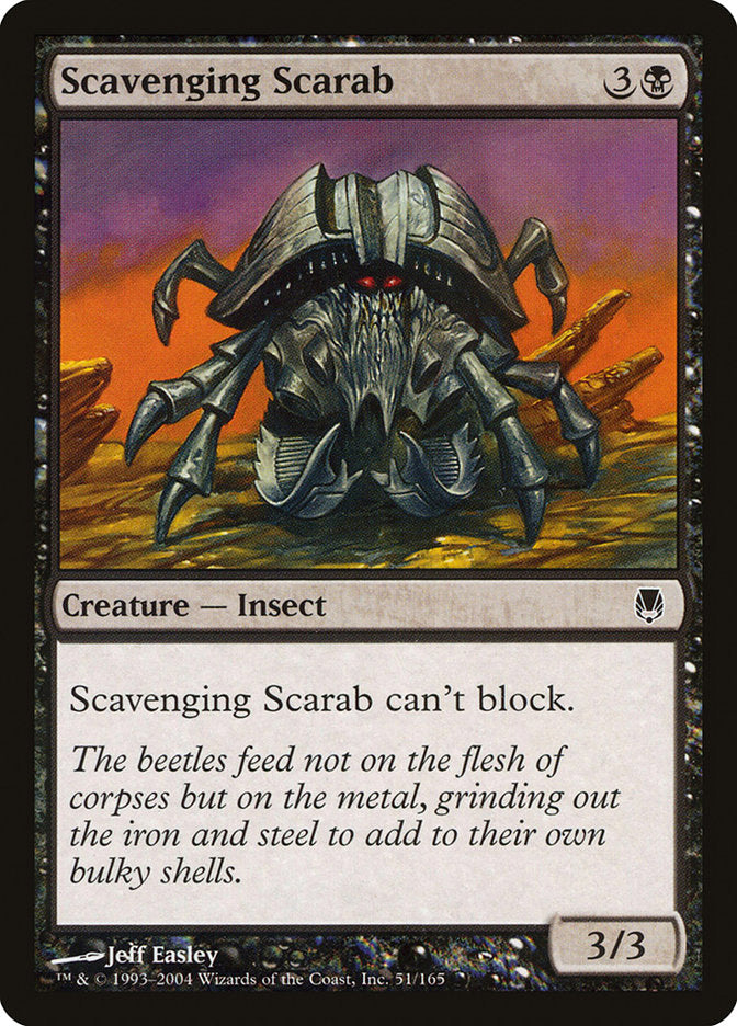 Scavenging Scarab [Darksteel] | Tables and Towers