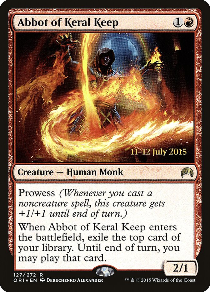 Abbot of Keral Keep [Magic Origins Prerelease Promos] | Tables and Towers