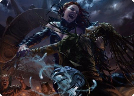 Olivia's Midnight Ambush Art Card [Innistrad: Midnight Hunt Art Series] | Tables and Towers