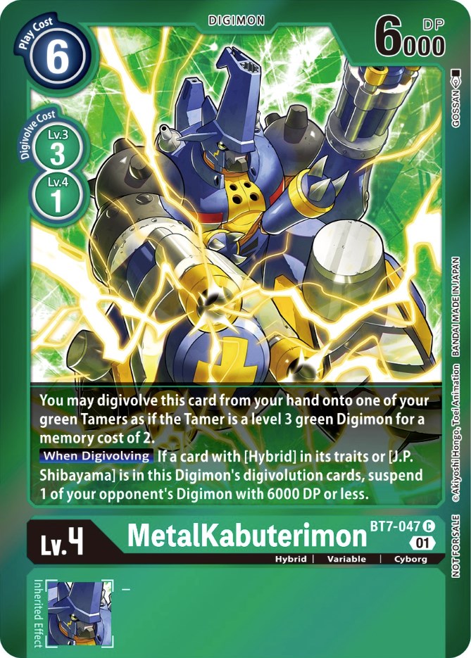 MetalKabuterimon [BT7-047] (Event Pack 3) [Next Adventure Promos] | Tables and Towers