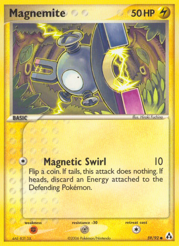 Magnemite (59/92) [EX: Legend Maker] | Tables and Towers