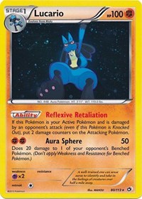 Lucario (80/113) (Cosmos Holo) [Black & White: Legendary Treasures] | Tables and Towers