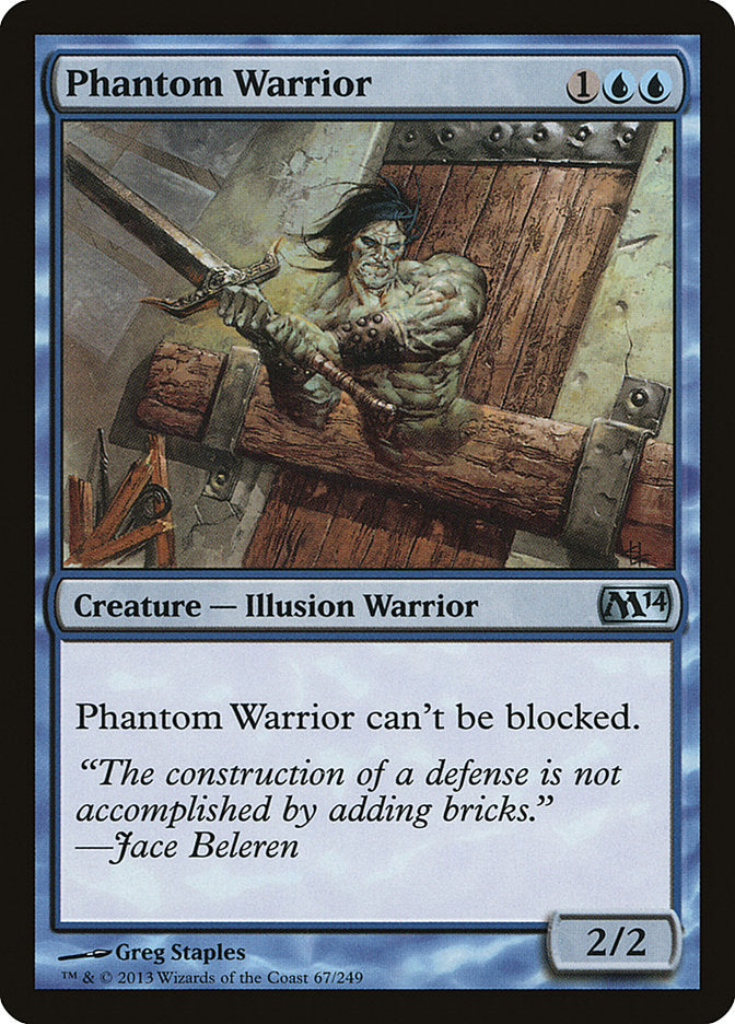 Phantom Warrior [Magic 2014] | Tables and Towers