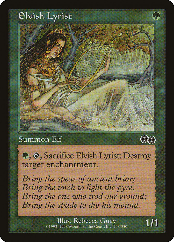 Elvish Lyrist [Urza's Saga] | Tables and Towers