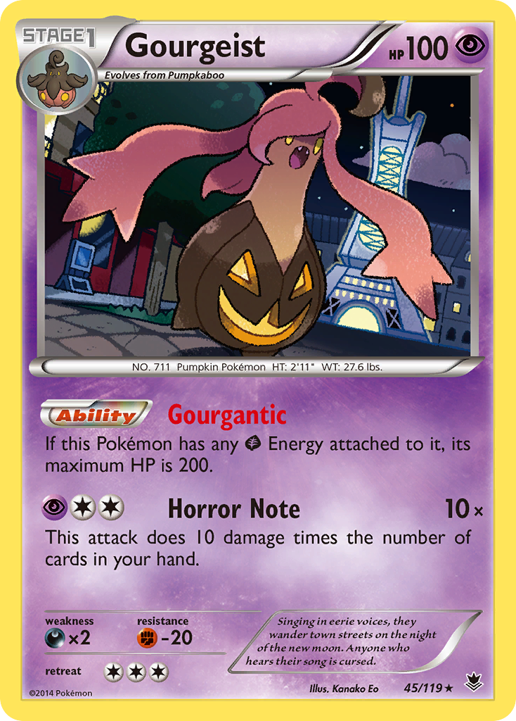 Gourgeist (45/119) [XY: Phantom Forces] | Tables and Towers