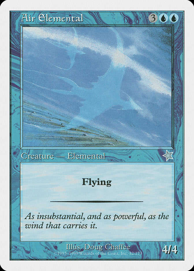 Air Elemental [Starter 1999] | Tables and Towers