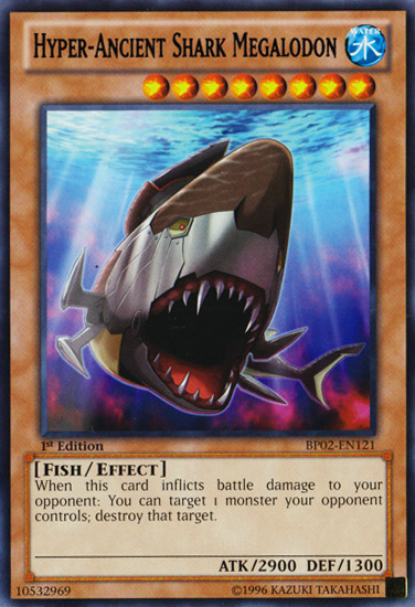 Hyper-Ancient Shark Megalodon [BP02-EN121] Rare | Tables and Towers