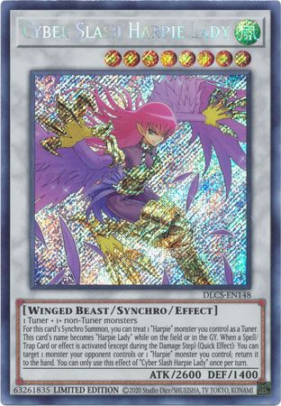 Cyber Slash Harpie Lady [DLCS-EN148] Secret Rare | Tables and Towers