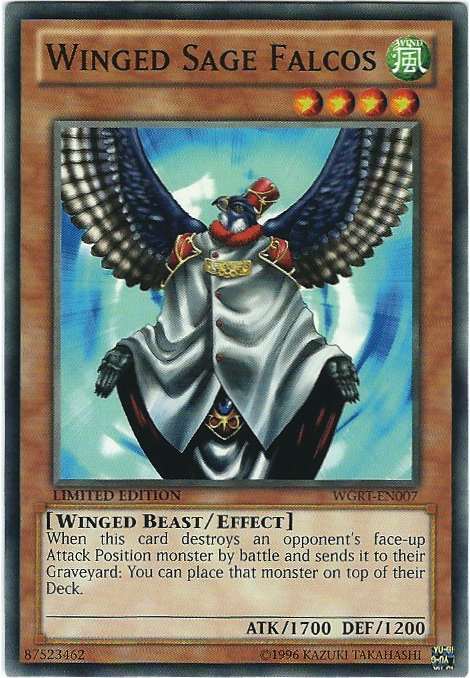 Winged Sage Falcos [WGRT-EN007] Common | Tables and Towers