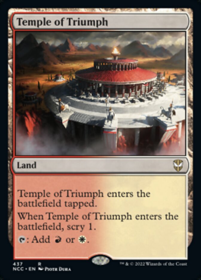 Temple of Triumph [Streets of New Capenna Commander] | Tables and Towers