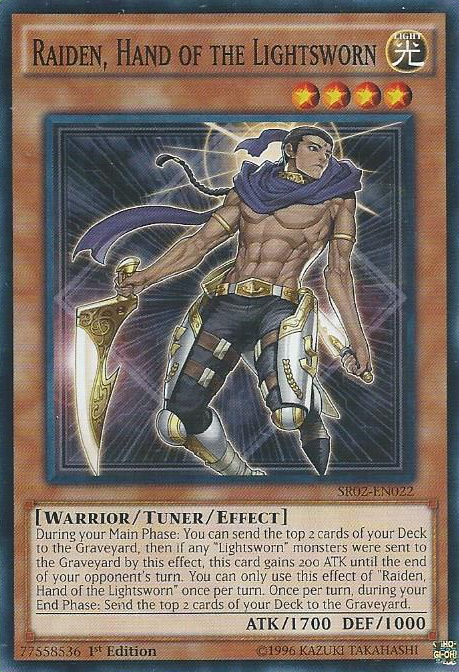 Raiden, Hand of the Lightsworn [SR02-EN022] Common | Tables and Towers